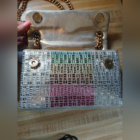 Kurt Geiger NWT Glass Stones Kensington W/ Extra Stones & Dustbag - Picture 12 of 13